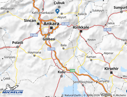 Mappa MICHELIN Bala - ViaMichelin