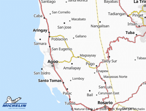 MICHELIN Tubao map - ViaMichelin