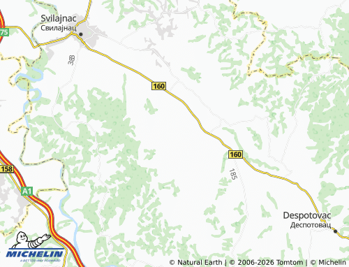 Mapa MICHELIN Troponje - ViaMichelin
