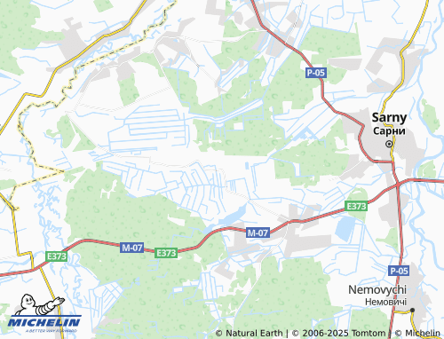 MICHELIN Chemerne map - ViaMichelin