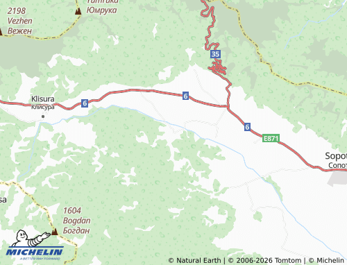 Mapa MICHELIN Slatina - ViaMichelin