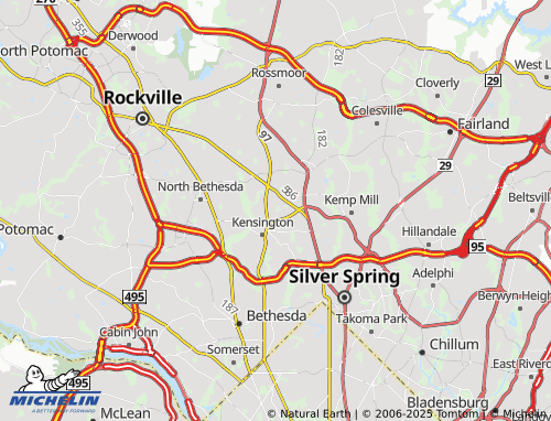 MICHELIN North Kensington map - ViaMichelin