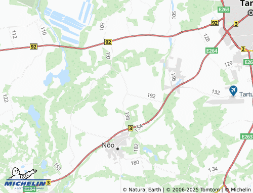 MICHELIN Nõgiaru map - ViaMichelin