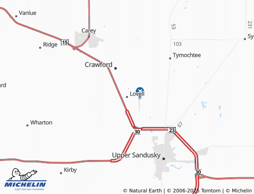 MICHELIN Lovell map - ViaMichelin
