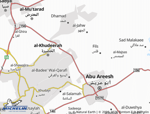 MICHELIN-Landkarte al-Qamaree - ViaMichelin