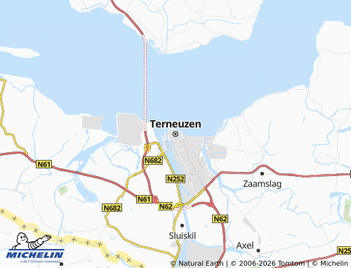 Carte MICHELIN Terneuzen - ViaMichelin