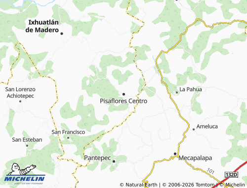 MICHELIN-Landkarte Pisaflores Centro - ViaMichelin