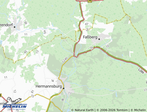 MICHELIN Müden (Örtze) map - ViaMichelin