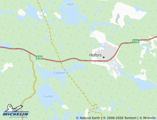 MICHELIN Edsken map - ViaMichelin