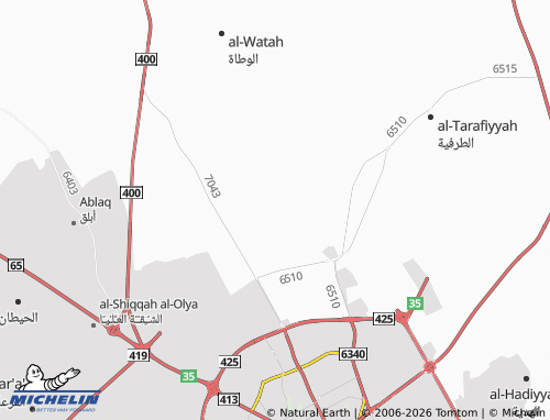 MICHELIN-Landkarte al-'Amal - ViaMichelin