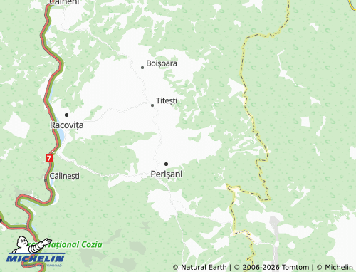 Mapa MICHELIN Podeni - ViaMichelin
