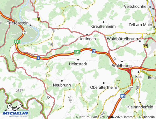 Mapa MICHELIN Helmstadt - ViaMichelin