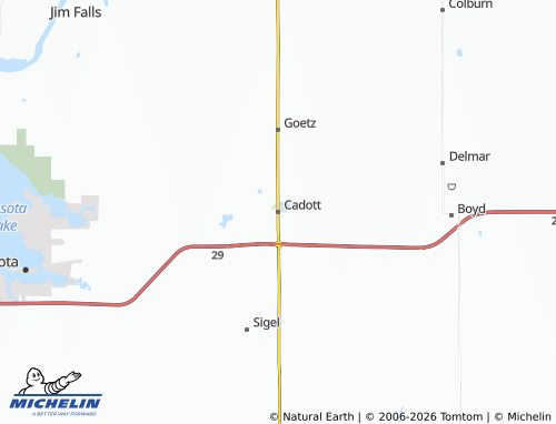 Mappa MICHELIN Cadott - ViaMichelin