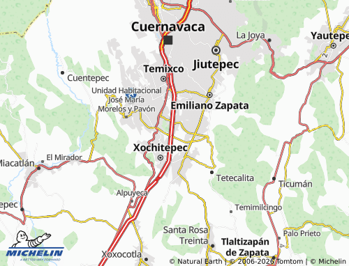 Mappa MICHELIN Santa Cruz - ViaMichelin