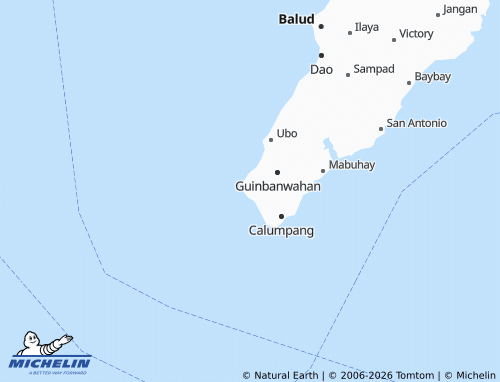 MICHELIN Danao map - ViaMichelin