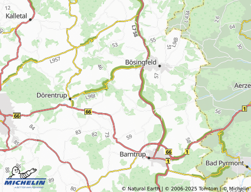Carte MICHELIN Hohensonne - ViaMichelin