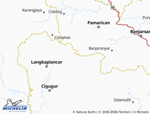 MICHELIN Karangkamiri map - ViaMichelin