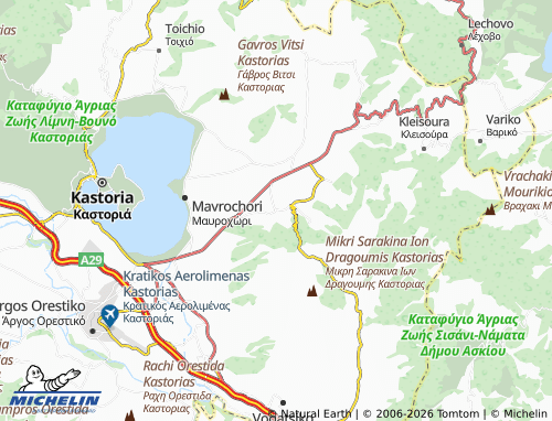 Carte MICHELIN Korisos - ViaMichelin