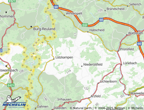 MICHELIN Kesfeld map - ViaMichelin