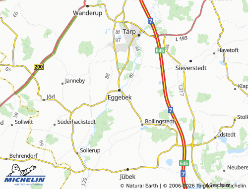 MICHELIN Langstedt map - ViaMichelin