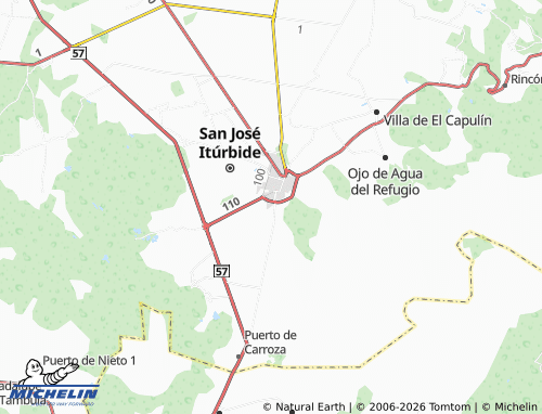 Mappa MICHELIN Camino Real - ViaMichelin