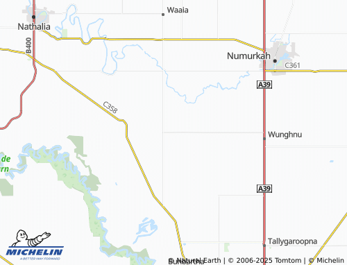 MICHELIN Mundoona map - ViaMichelin