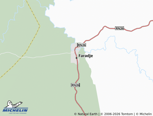 Mappa MICHELIN Faradje - ViaMichelin