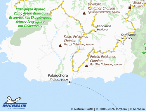 Carte MICHELIN Vlithias - ViaMichelin