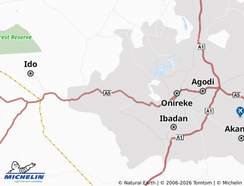 MICHELIN-Landkarte Owode - ViaMichelin