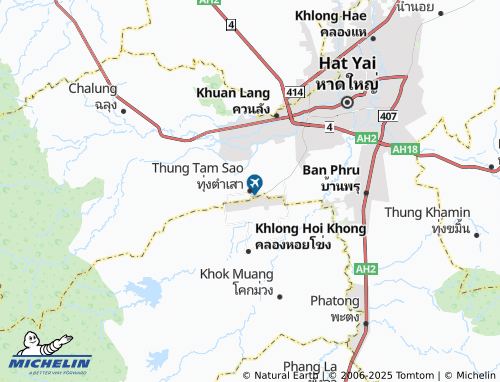 MICHELIN Thung Tam Sao map - ViaMichelin