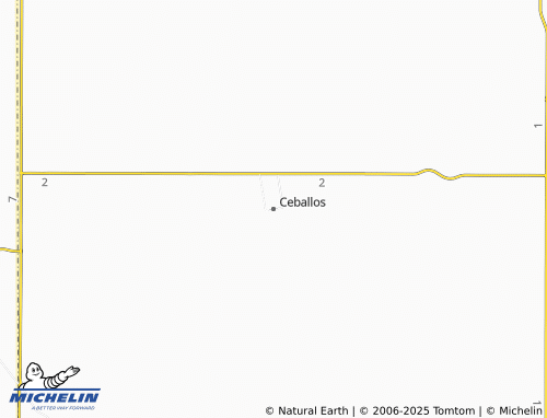 MICHELIN Ceballos map - ViaMichelin