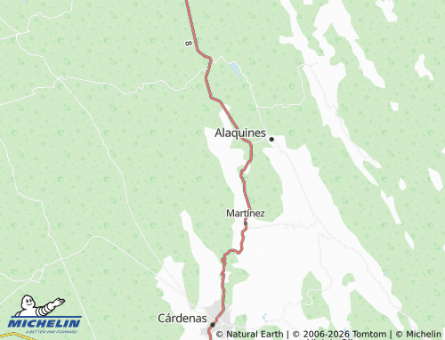 MICHELIN Tuzas map - ViaMichelin