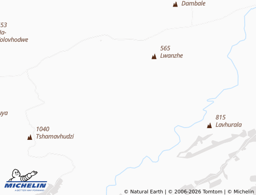 Mappa MICHELIN Tshirunzini A - ViaMichelin