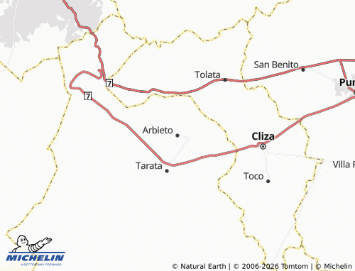 Mapa MICHELIN Arbieto - ViaMichelin