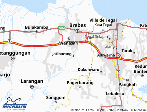 Carte MICHELIN Jatibarang - ViaMichelin
