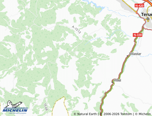 MICHELIN Rubiales map - ViaMichelin