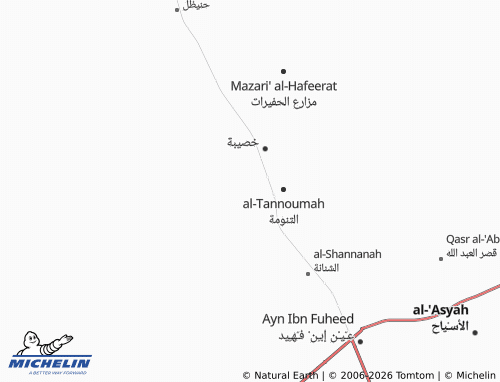 MICHELIN-Landkarte al-Buroud - ViaMichelin