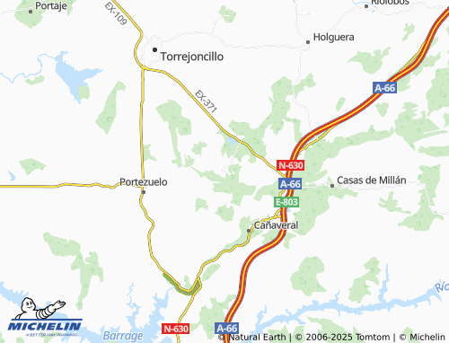 MICHELIN Pedroso de Acim map - ViaMichelin
