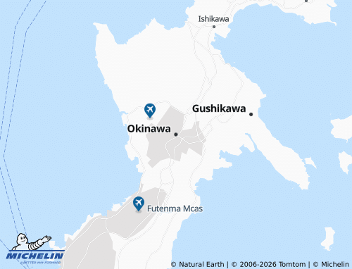 Mappa MICHELIN Okinawa - ViaMichelin