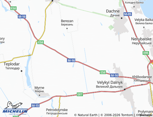 Mapa MICHELIN Kurhan - ViaMichelin