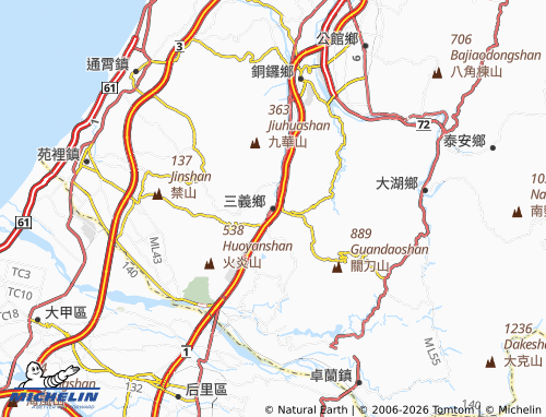 Kaart MICHELIN san yi xiang - ViaMichelin