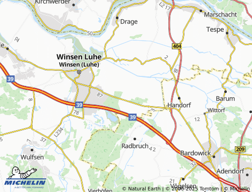 Mapa MICHELIN Sangenstedt - ViaMichelin