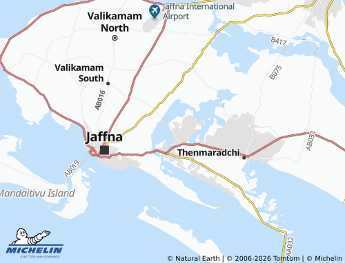 Mapa MICHELIN Kaithady West - ViaMichelin