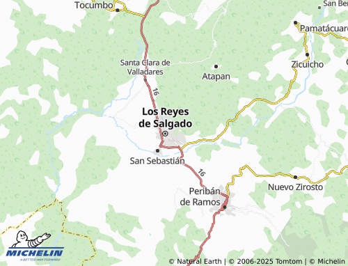 MICHELIN-Landkarte Potreros de Santa Rosa - ViaMichelin