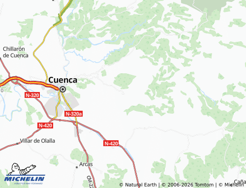 Mapa MICHELIN Palomera - ViaMichelin