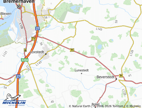 Carte MICHELIN Stinstedt - ViaMichelin