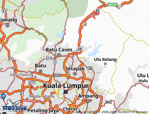 MICHELIN Taman Bukit Sentosa map - ViaMichelin
