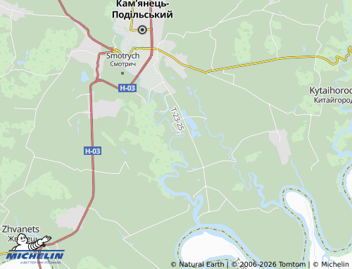 MICHELIN Panivtsi map - ViaMichelin