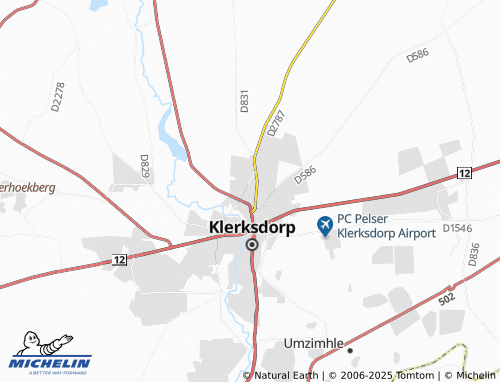MICHELIN Wilkoppies Agricultural Holdings map - ViaMichelin