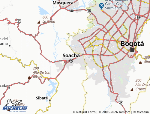 Mappa MICHELIN Altos del Bosque I - ViaMichelin